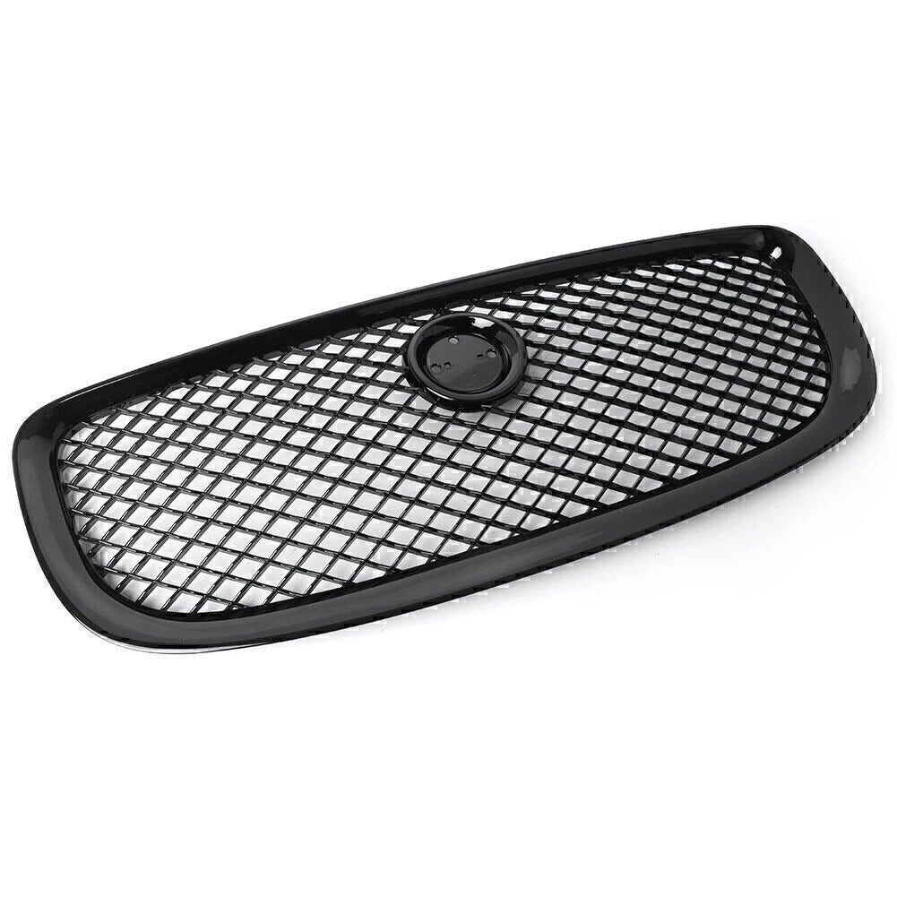 Upper Front Center Grille Mesh Fit Jaguar XJ 2010 2011 2012 2013 2014 2015 Black