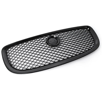 Upper Front Center Grille Mesh Fit Jaguar XJ 2010 2011 2012 2013 2014 2015 Black
