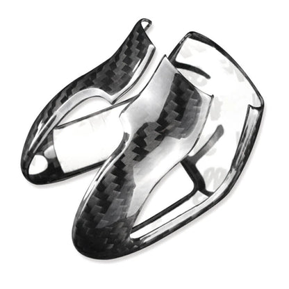 Gear Shift Knob Cover Trim For Volvo XC60 XC90 S60 S90 V60 V90 Carbon Fiber Blk