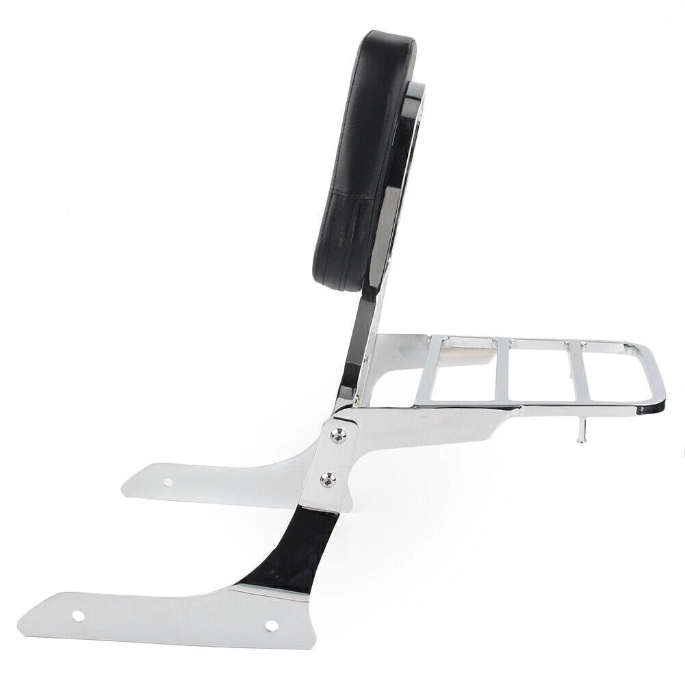 Sissy Bar Backrest Rear Luggage Rack Fit Yamaha Stryker 1300 XVS1300 11-17 Chrom