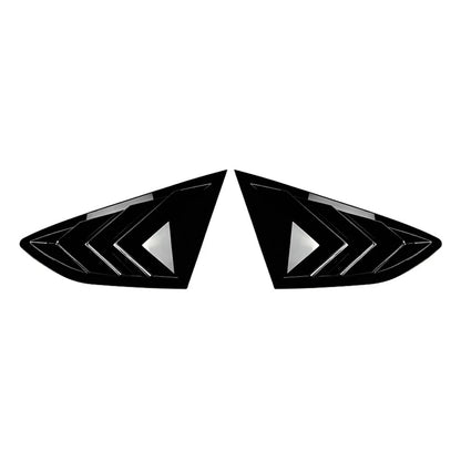 Glossy Rear Window Vent Shutter Louver Cover For Audi A5 S5 F5 Sportback 2017-24