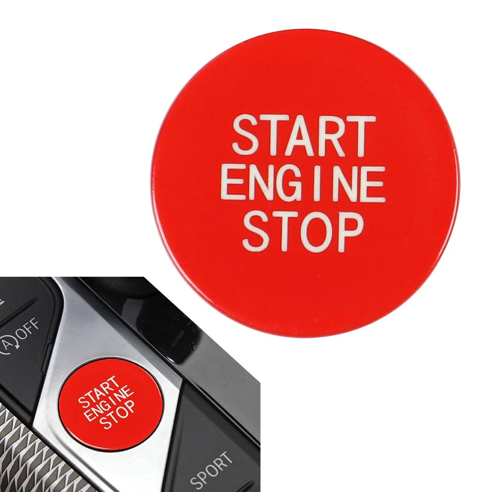 Red Car Engine Start Stop Button Switch Cover Trim For BMW 3 8 X Series US