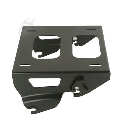 Razor Trunk Backrest Pad Solo Mount Rack Plate Fit For Harley Road King 2014-25