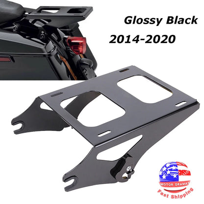 Two-up Tour Pack Pak Trunk Mounting Rack Luggage Bracket For Harley Touring 14Up