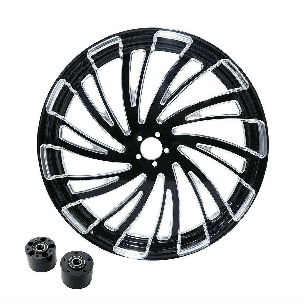 26" Front Wheel Rim Dual Disc Hub Fit For Harley Electra Road Glide 97-21
