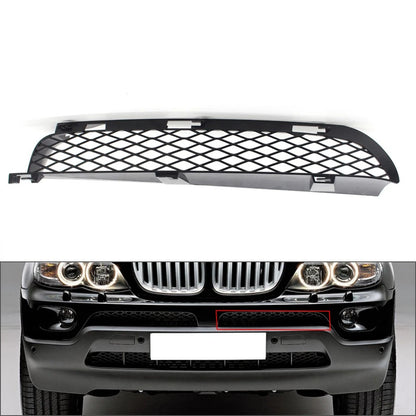 Front Grille Upper Bumper Mesh Grill Left Side For BMW X5 E53 2003-2006