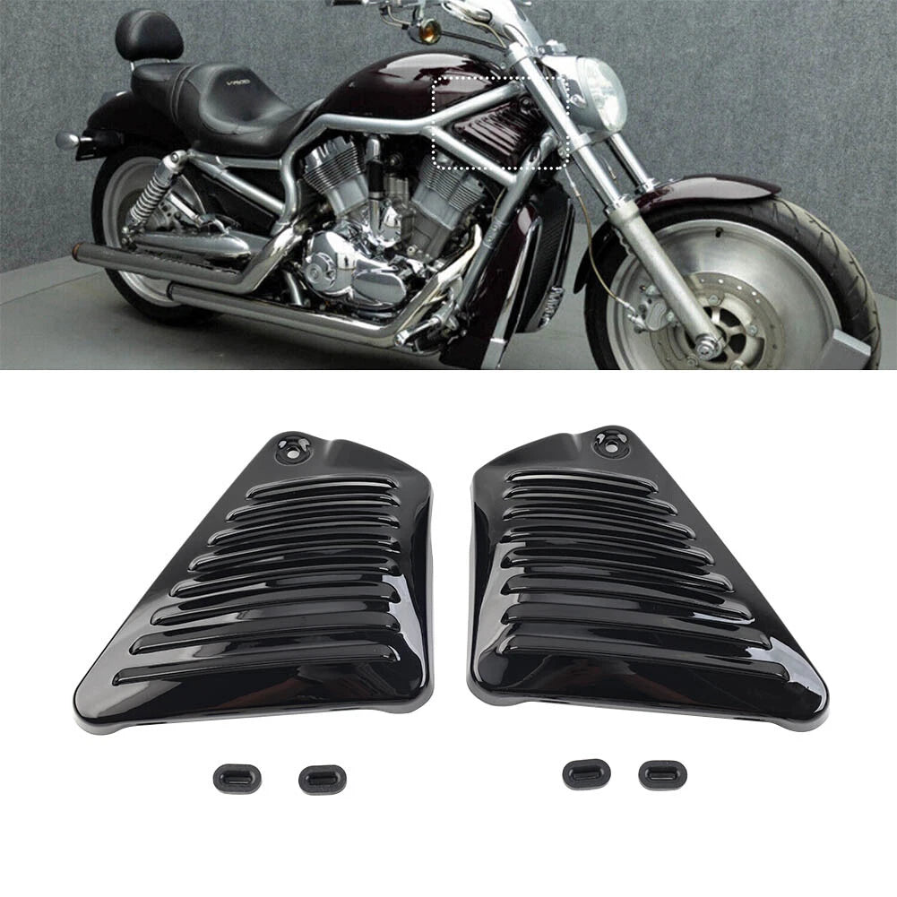 Airbox Neck Side Air Intake Cover For Harley V-Rod Muscle VRSCF 2009-2017 Black