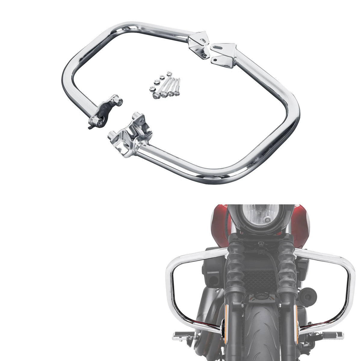 Chrome Engine Guard Crash Bar Fit For Harley Street XG750 XG500 2015-2020 16 US