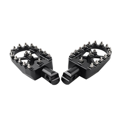 Rear Black  FootPeg Passenger Pedal For Harley FXBB FXLR FXLRS FXLRST FXST FLSB
