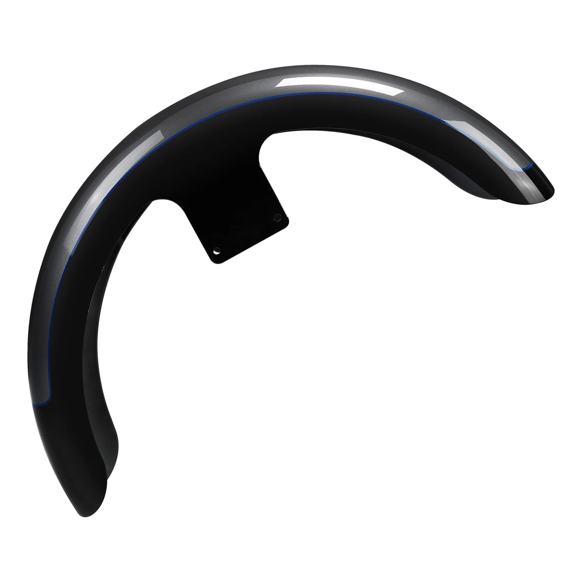 21" Front Fender For Harley Touring 14-24 23 Gauntlet Gray Metallic/Vivid Black