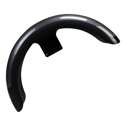 21" Front Fender For Harley Touring 14-24 23 Gauntlet Gray Metallic/Vivid Black