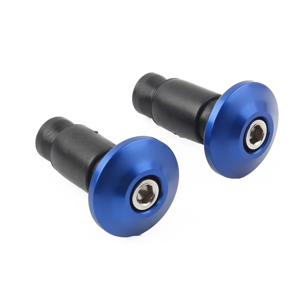 7/8'' Handle Bar End Weights Handlebar Grips Cap Plugs For Dirt Bike Blue USA