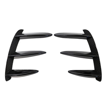 BLK Rear Bumper Spoiler Canard Air Vent For Mercedes Benz W176 A200 A250 A45