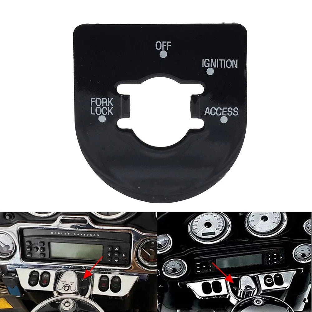 Ignition Switch Accent Panel Trim Fit Harley Street Electra Glide FLHTC Trikes