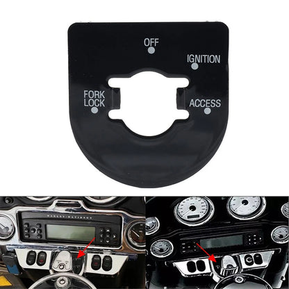 Ignition Switch Accent Panel Trim Fit Harley Street Electra Glide FLHTC Trikes