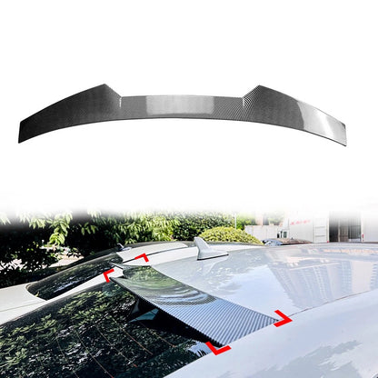 Carbon Look Rear Roof Spoiler Wing Lip For Audi A3 S3 RS3 4-Door Sedan 2014-2020