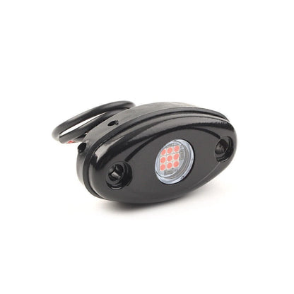 9W LED Rock Light Red Under Body Lamp 10pcs For JEEP Offroad Truck Trail Rig Bar