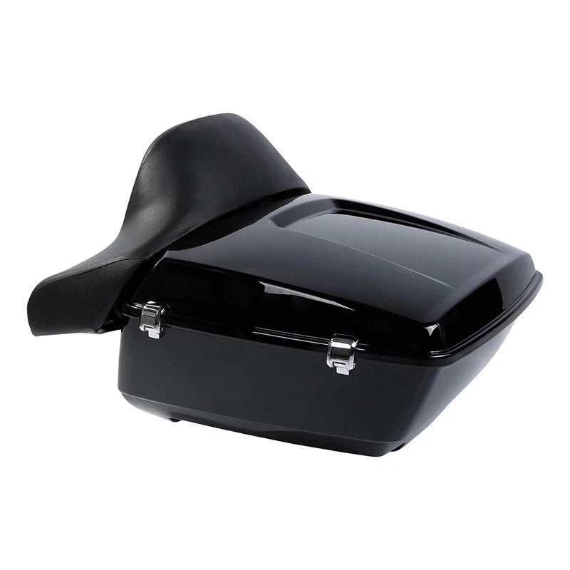 King Trunk Backrest Pad Mount Rack For Harley Heritage Classic FLHC 2018-Up