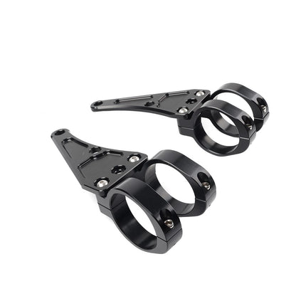 45MM Motorcycle Headlight Bracket Mount Clamp Fork Tube Holder For Harley