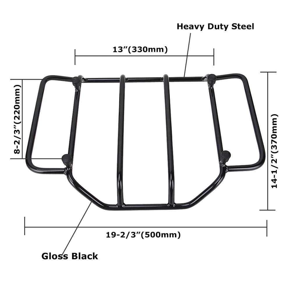 Tour Pack Pak Luggage Top Rack For Harley Road King Street Electra Glide 1984-Up