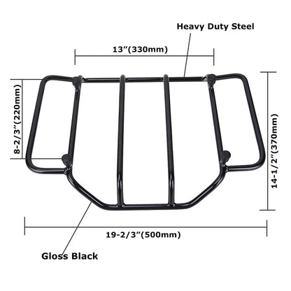 Tour Pack Pak Luggage Top Rack For Harley Road King Street Electra Glide 1984-Up