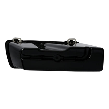 Matte Black Hard Saddle Bags Trunk Fit For Harley Touring Electra Glide 94-13 US