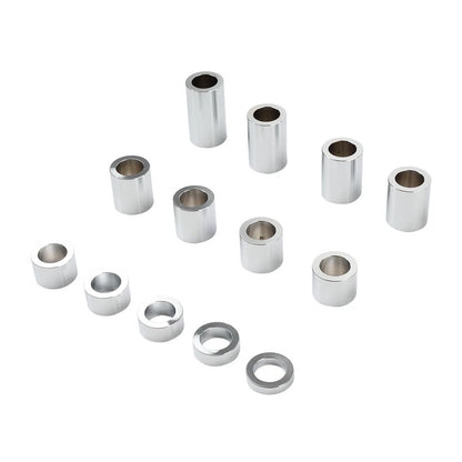Chrome Wheel Axle Spacer Kit ID 3/4" OD 1 1/8" Fit Harley Softail Dyna Road King