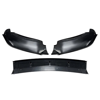 Carbon Fiber Look Front Bumper Splitter Lip For BMW X6 G06 M Sport 2019-2023
