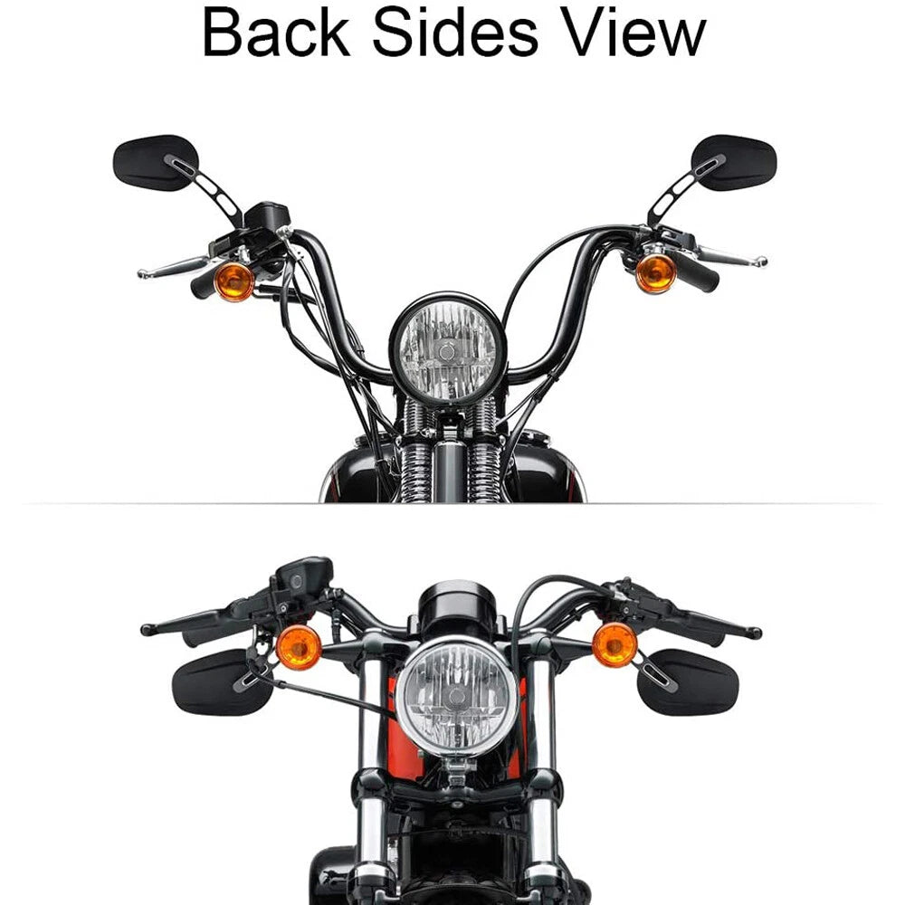 Motorcycle Rear View Mirrors For Harley Touring Street Road Glide King Sportster