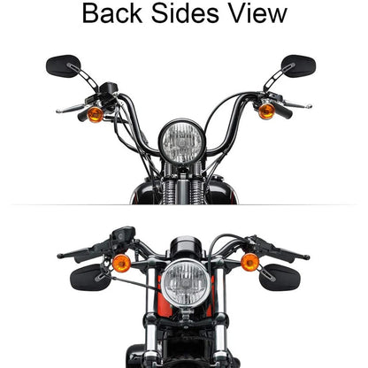 Motorcycle Rear View Mirrors For Harley Touring Street Road Glide King Sportster