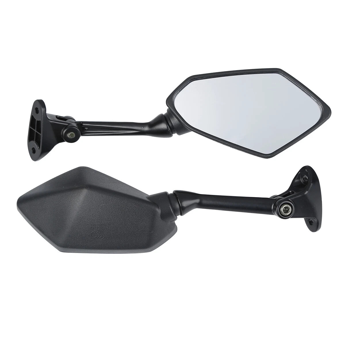 Black Pair Rearview Mirrors For Kawasaki Ninja ZX6R ZX-6R ZX 6R 2009-2012 11 10
