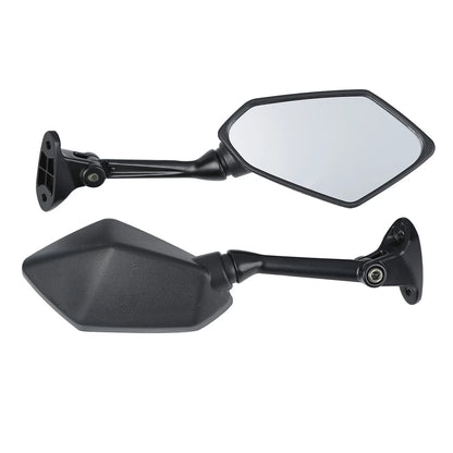 Black Pair Rearview Mirrors For Kawasaki Ninja ZX6R ZX-6R ZX 6R 2009-2012 11 10