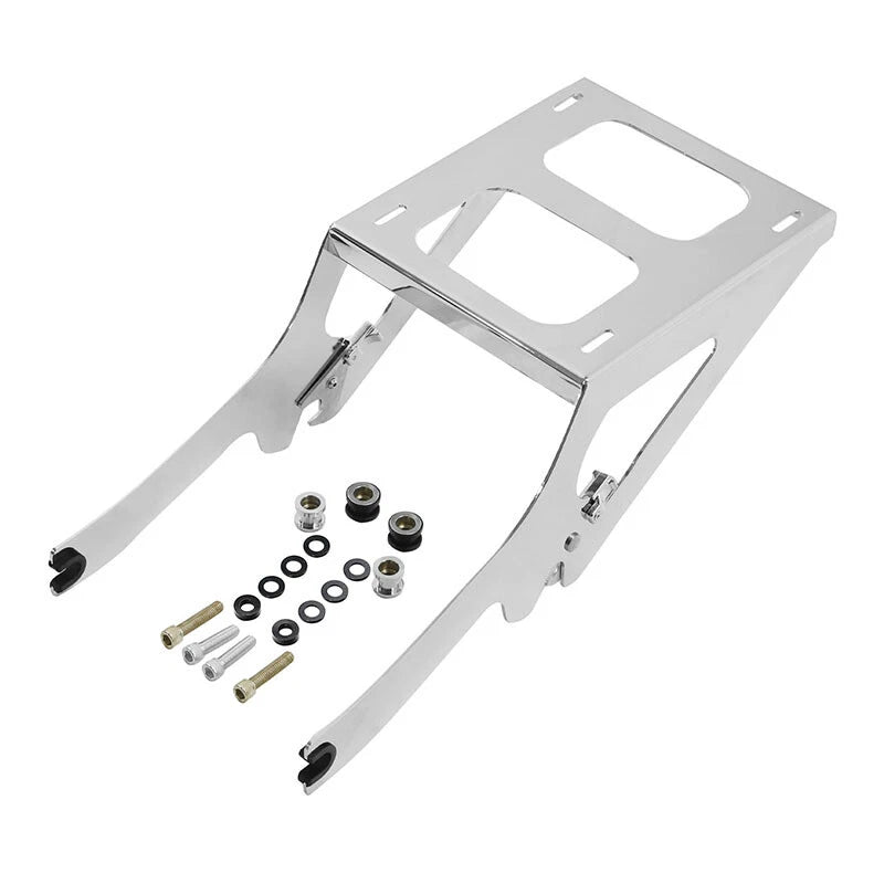King Trunk Backrest Pad Mount Rack For Harley Heritage Classic FLHC 2018-Up