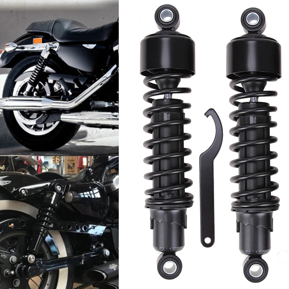298mm 11.75" Rear Shocks For Harley Sportster Custom XL883 XL1200 1979-2012 FXR