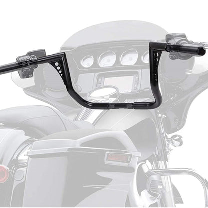 12" Rise Ape Hanger HandleBars 1-1/4" Fat For Harley Touring CVO Electra Glide