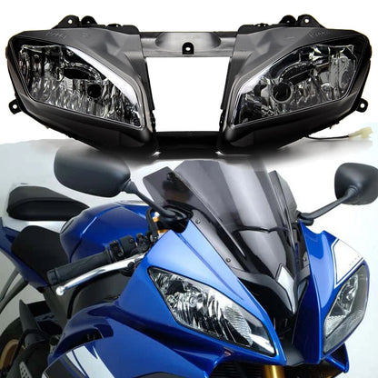Front Headlight Headlamp Assembly Clear For Yamaha YZF R6 YZF-R6 YZFR6 2008-2016