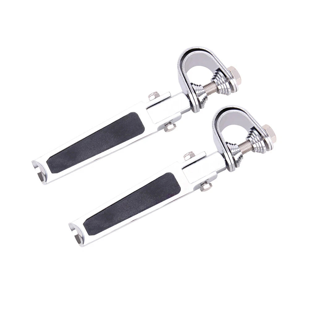 Motorcycle Highway 1"-1-1/4" Engine Crash Bar Foot Pegs For Harley Road King