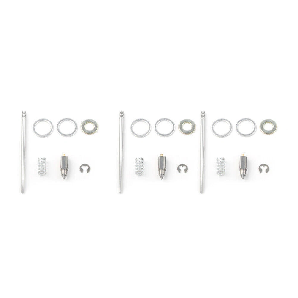 3Sets Carb Carburetor Rebuild Carb Kit Set for Suzuki 1974-1977 GT550 Motorcycle