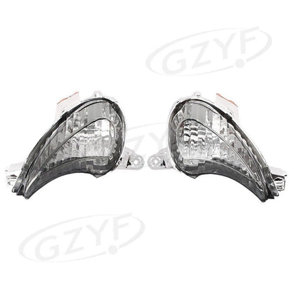 Front Turn Signal Smoke Lens Cover For Suzuki Hayabusa GSXR1300 2008-10 Pair USA