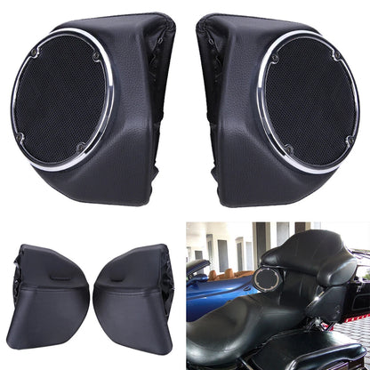 King Tour Pak Trunk 6.5" Speaker Pods For Harley Road King Street Electra Glide