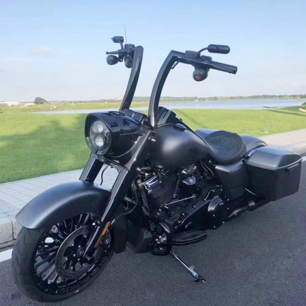 16" Rise 2" Ape Hanger Handlebar For Harley Touring Sportster Softail Slim Dyna