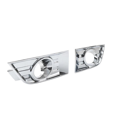 2pcs Front Bumper Fog Light Bezel Chrome Left Right For Ford Edge 2007-2010