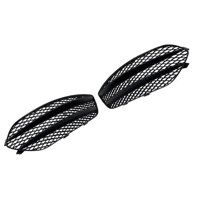 2x Front Bumper Air Vent Grille Cover Trim Black Fit For Benz CLA C117 2013-2015