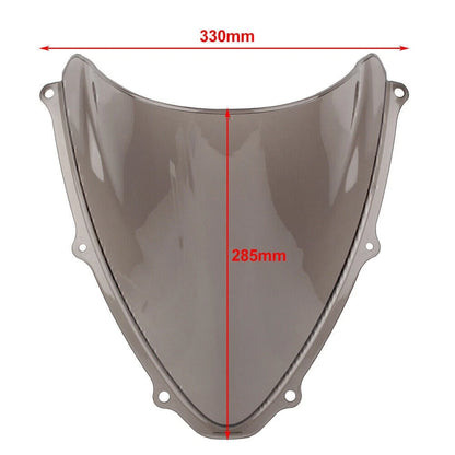 Tan Front Windshield Windscreen for Suzuki GSXR 600/750 2006-2007 K6 ABS Plastic