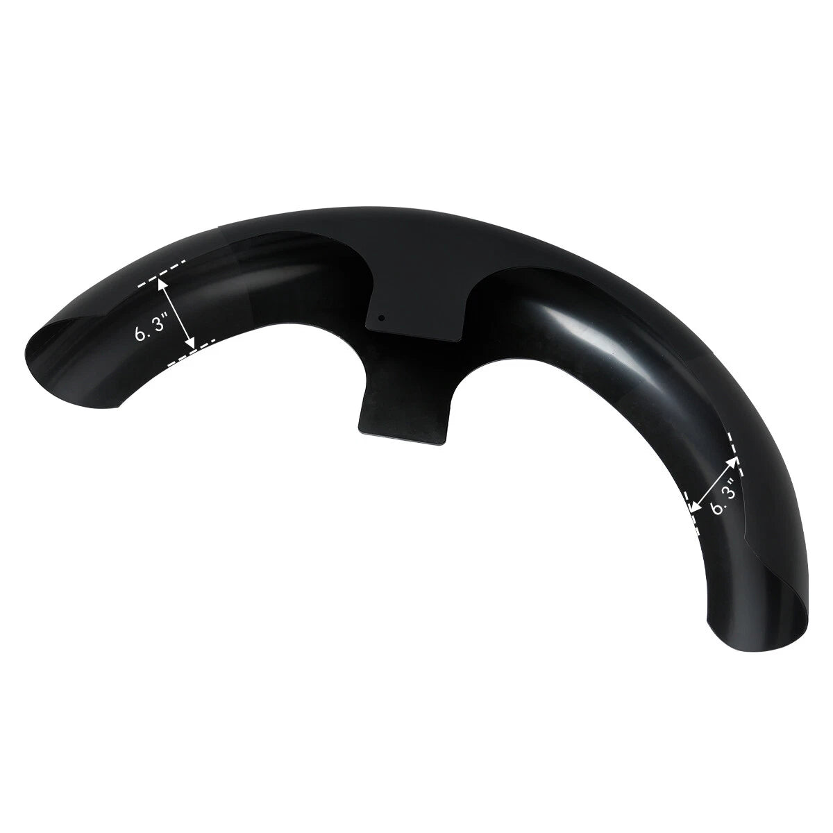 Gloss Black Custom 30" Wrap Around Front Fender For Harley Touring Electra Glide