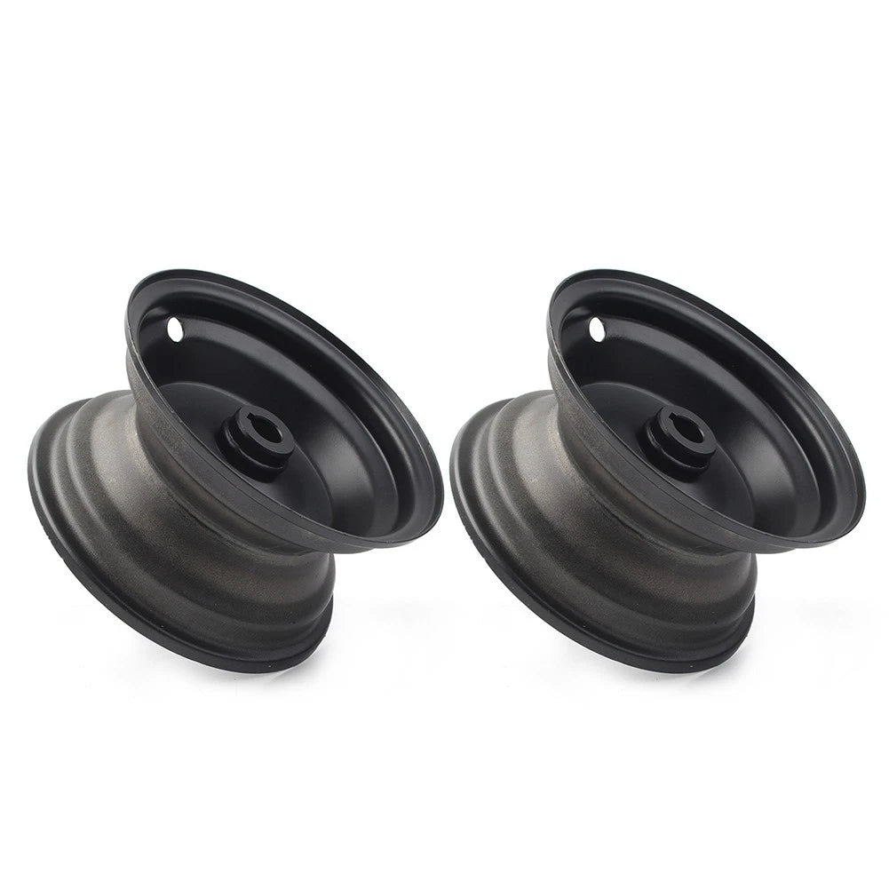 6" 145/70-6 IN Rear Wheel Rim Black For GO Kart Off-Road Dirt Pit Bike Aluminum