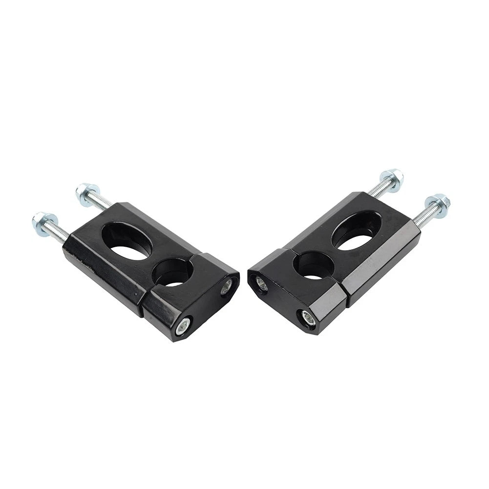 22mm 7/8" Motor HandleBar Mount Clamp Risers For 50-125cc Dirt Pit Bike Black