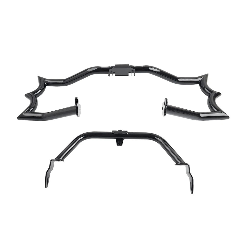 Gloss Highway Engine Guard Crash Bar Fairing Support For Harley Road Glide 15-23