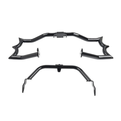 Gloss Highway Engine Guard Crash Bar Fairing Support For Harley Road Glide 15-23