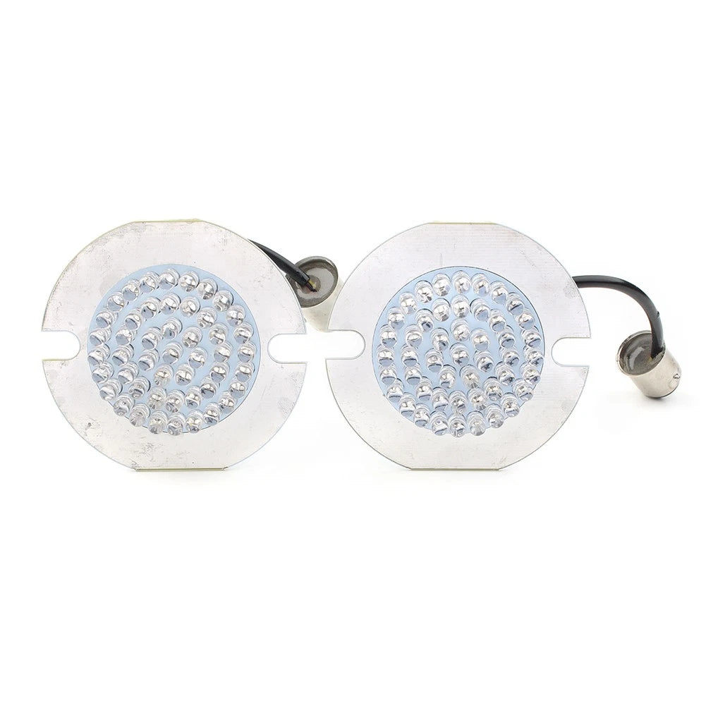 1157 Red LED Turn Signal Light Indicator Inserts for Harley Electra/Ultra